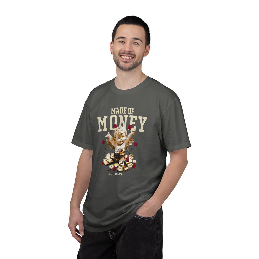 “Made of Money” Cherub Graphic Tee | Streetwear Comfort Colors T-Shirt