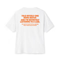 “Told Myself One More Match” Liar Tee | Funny Gamer Oversized Boxy T-Shirt